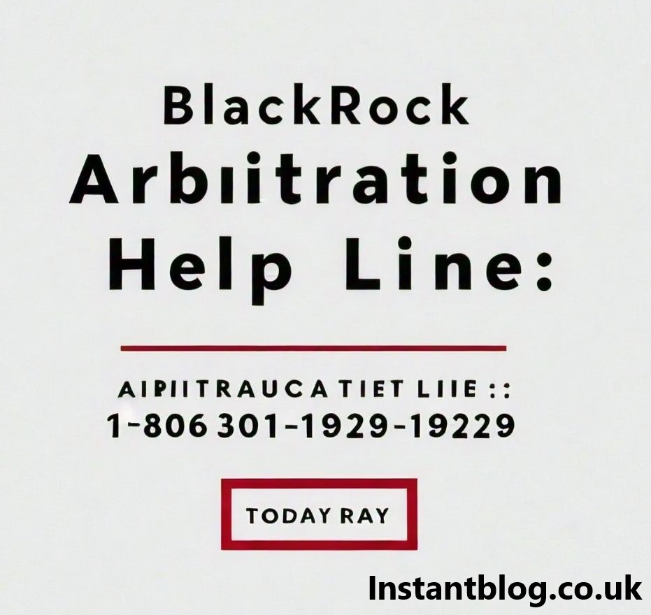 Blackrock Arbritation 1-806-301-1929