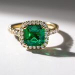 green diamond engagement ring