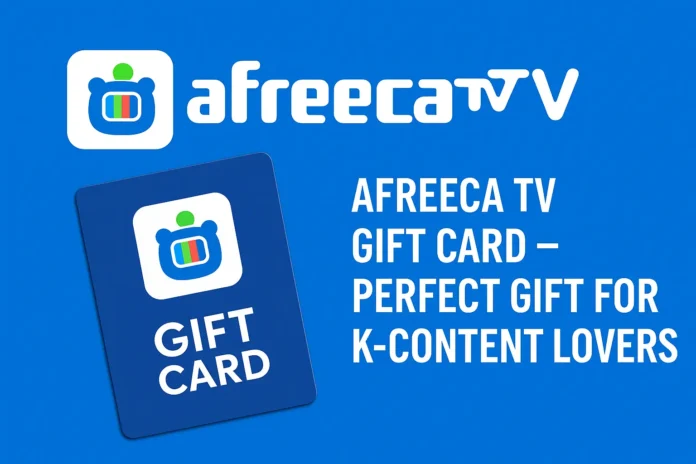 Afreeca TV gift card